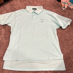 Outer Banks Polo Mens Combed Cotton Embroidered Hawaii short sleeve size large